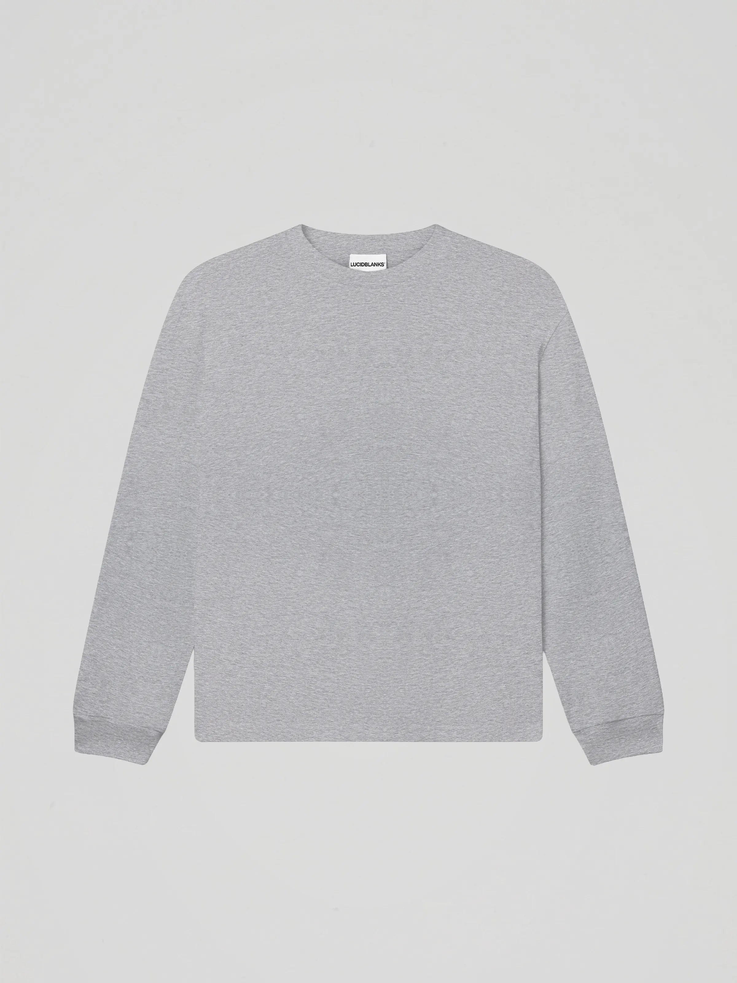 300 GSM 'Heather Grey' Long Sleeve Tee