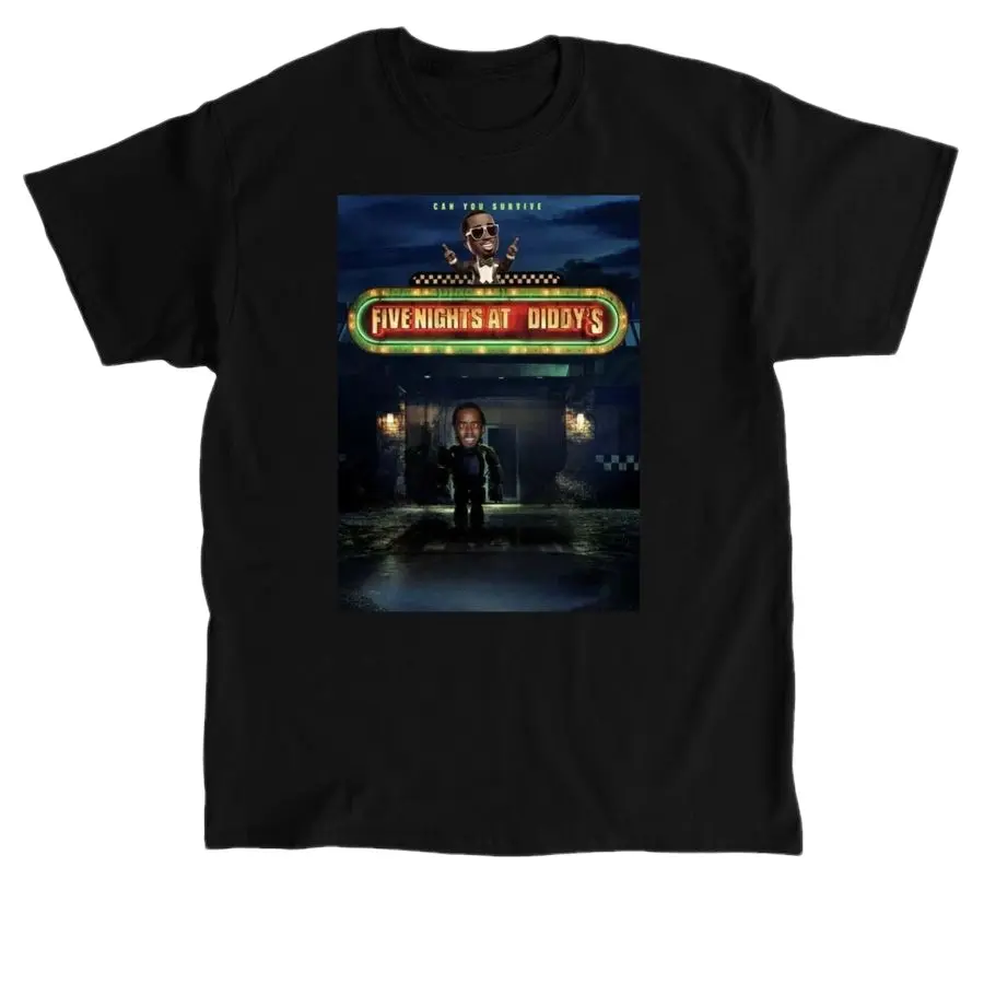 Funny Black Five Nights at Diddys T shirt
