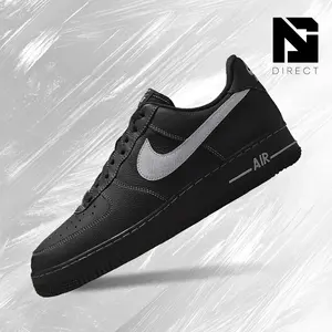 Nike Air Force 1 Low '07 LV8 Black Grey – Men's Lifestyle Sneakers – Shoes For Man -Vintage-Spring & Summer-Inspired Running Shoes, Shock-Absorbing Comfort, Gym To Streetwear Casual Wear-back to school– HQ2037 006
