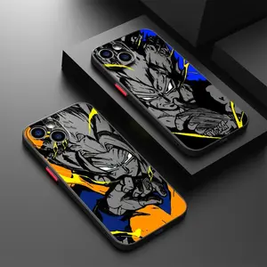 Hot Anime TPU Phone Case for iPhone 11 12 13 14 15 16 17 Pro Max Plus Matte Shell Shockproof Cover