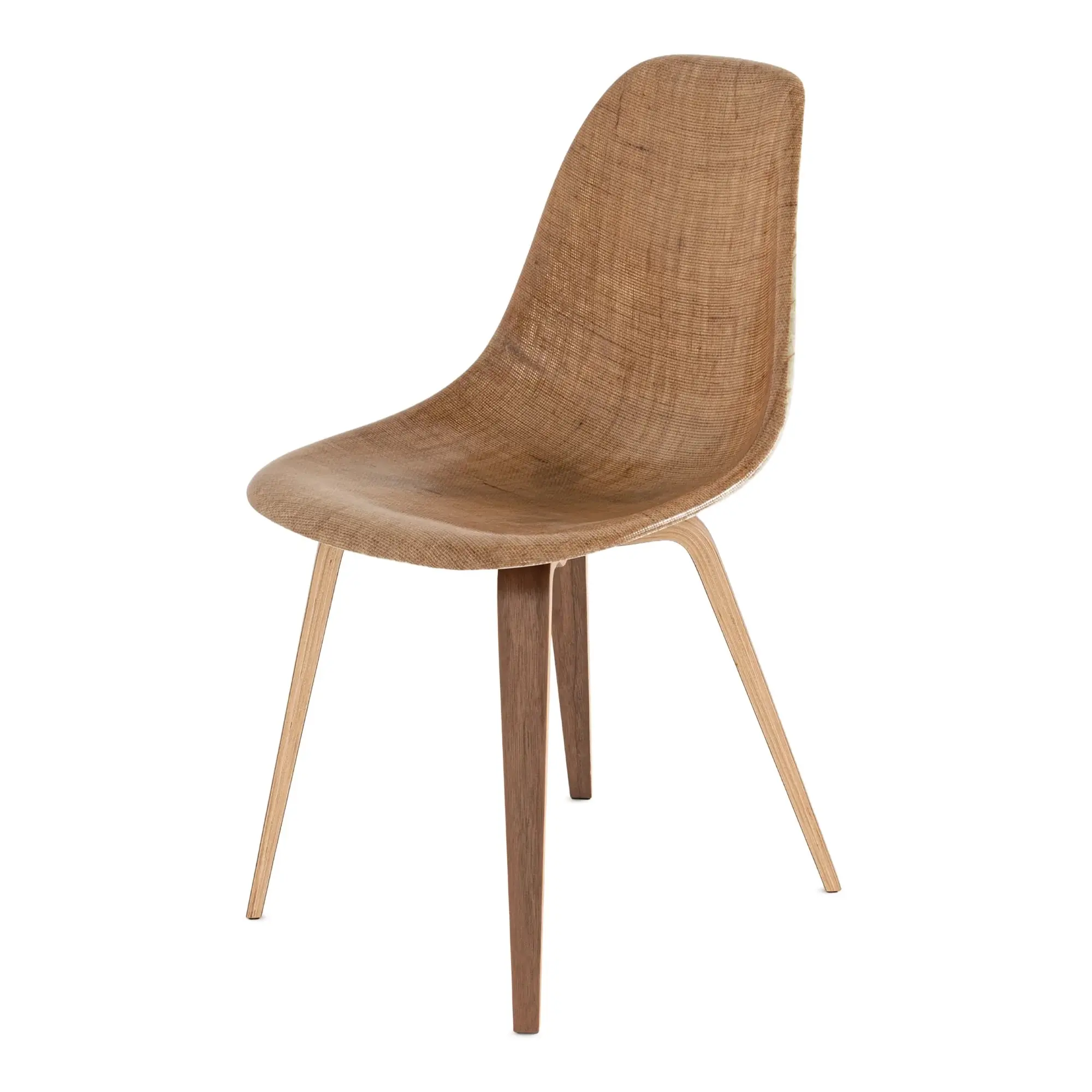 Case Study® Fiberglass Burlap Side Chair
