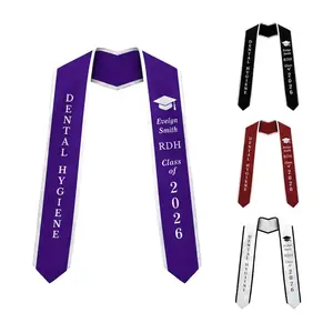 Custom Dental Hygiene Graduation Stole RDH Class of 2026 (Kindly send your custom details (name, year,..) via message after placing your order)