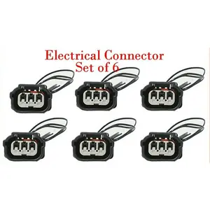 6 x Ignition Coil Electrical Connector Fits Acura Honda 2013-2021 V6 3.0L 3.5L