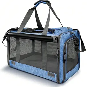 Pet Carrier For Large And Medium Cats, Soft-Sided Pet Carrier For Big Medium Cats And Puppy Dog Carriers Cat Carriers.Recommended Max Load Of 20 Lbs (9 Kg) dog  travel  bag