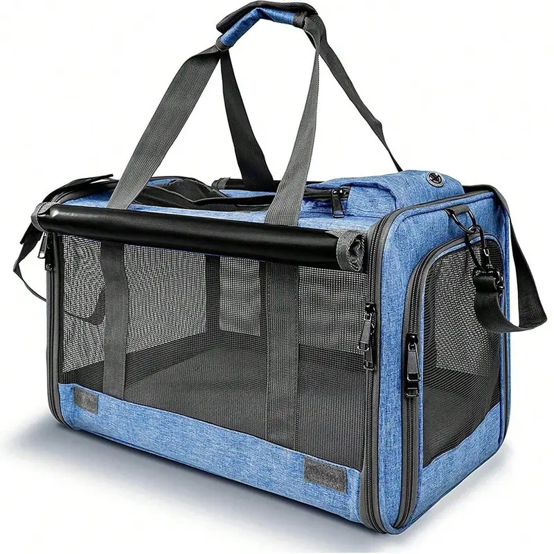 Pet Carrier For Large And Medium Cats, Soft-Sided Pet Carrier For Big Medium Cats And Puppy Dog Carriers Cat Carriers.Recommended Max Load Of 20 Lbs (9 Kg) dog  travel  bag