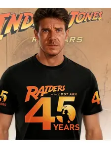 "Indiana Jones: The Seeker of Lost Treasures" 45th Anniversary Edition 2026 3D Printed T-Shirt