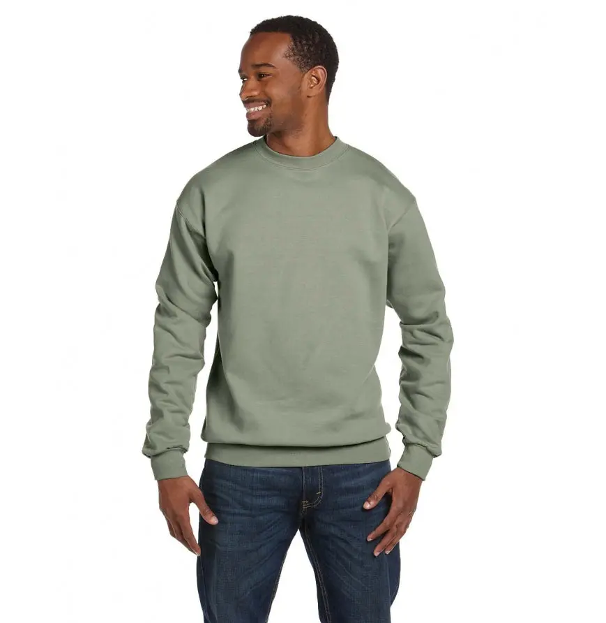 Hanes P1607 Unisex 78 oz Ecosmart 5050 Crewneck Sweatshirt