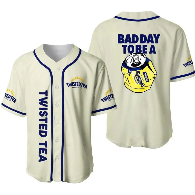 Bad Day To Be A t.wis.ted tea Light Multiple Drinks Unisex Baseball Jersey