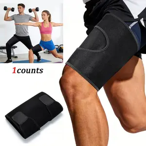 Thigh Support Compression Sleeve for Men & Women, Ideal for Basketball, Football, Volleyball, Cycling, Running, Fitness