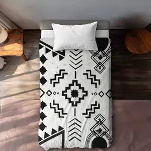 360 stand Twin Extra Long Decorative Duvet Cover - Lightweight, Ethnic Prints, Global Charm, White Man Cave Bedroom Bedding Set, Home Decor Linens (Model C1DCTXLWGPY1N7), White Man Cave Shapes, Graphic Duvet Covers, Lengthened Duvet Covers