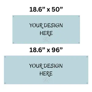 Custom Banner for Events - 18.6" x 50" & 18.6" x 96" - Your Design Here - Event Display Banners
