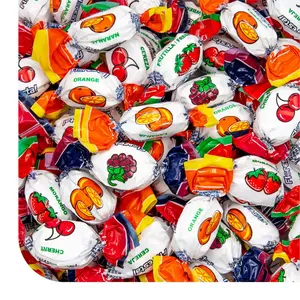 Classic Assorted Fruit Hard Candy Mix - 16oz (1 LB) Individually Wrapped Sweets