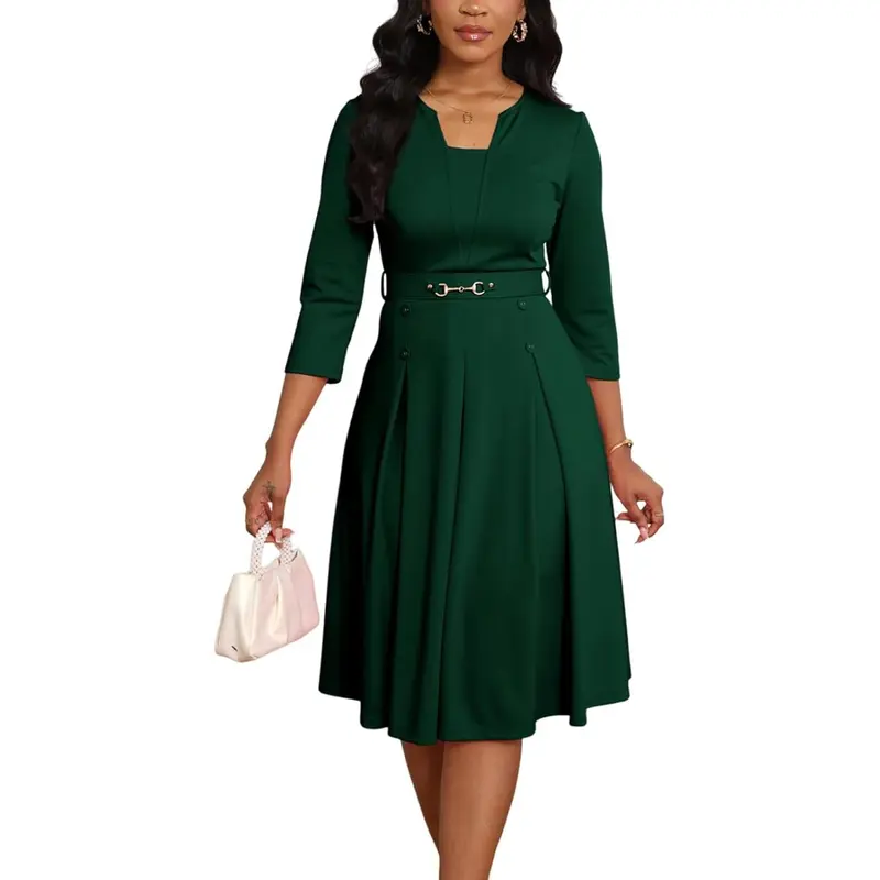 sachin and babi light blue dress EMERY ROSE Women's Summer Slogan Print 3/4 Sleeve Casual Dress Maxi Women  Outfit Newspaper Print Dress Blue And White Dress Women Women Vacation Dress