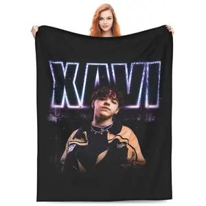 Xavi Singer Blanket Soft Cozy Fleece Throw Blanket Plush Lightweight Warm Fuzzy Flannel Blankets and Throws for Couch Sofa Bed 40"x30"