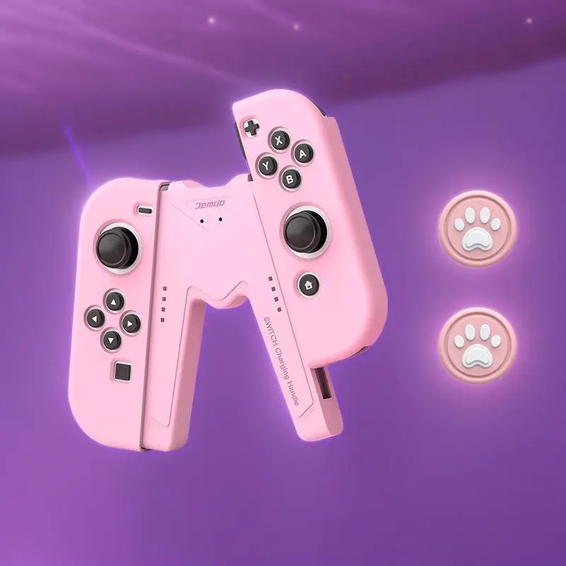 Cute Cat Paw Design Game Controller Charging Station, Multicolor Optional Game Controller Charging Station, Console Accessories for Nintendo Switch, Controller Charge Station