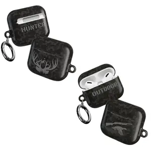 Camo Hunting AirPods Case – Hunter & Outdoor Design Protective Cover for AirPods Pro 1 2 and AirPods Gen 1 2 3 4