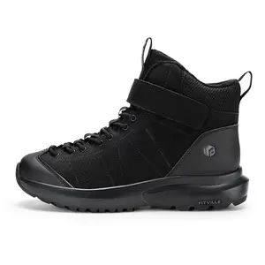 FitVille Wide Winter Boots for Men with Thermal-Reflective Lining & Adjustable Straps for All-Day Comfort and Slip Resistance