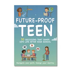 Future-Proof Teen: 30 Decisions That Shape Life After High School – Life Skills Guide for Teens, College & Career Planning, First Job Mindset, Money Basics (Budgeting, Credit & Student Debt), Relationships & Mentors, Confidence and Goal Setting