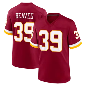 Unisex Football Commanders Team Jeremy Reaves Game Super Bowl Era Jersey - Burgundy