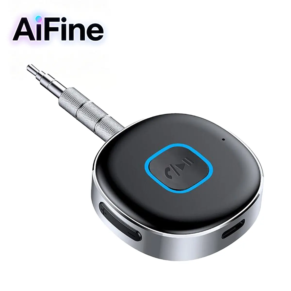 【SummerFinds】AiFine 3.5mm AUX Bluetooth audio receiver - High-definition noise reduction hands-free call - Universal wireless adapter for car-mounted household audio and wired headphones