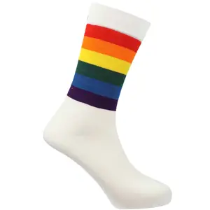 Pride Natural Bamboo Knit Socks