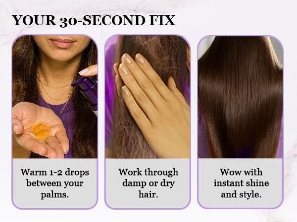 HerStyler Marula Oil Serum, 2 Pack - Anti-Frizz for Frizzy and Damaged Hair, Daily Smoothing Moisturizing Silky Shine Enhancer - 2 Fl. Oz. Haircare Aloe