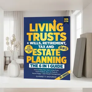 Living Trusts + Wills, Retirement, Tax & Estate Planning 2026 Edition: Complete 6-in-1 Guide for Probate Planning, Asset Protection Basics, Retirement Strategy, Tax Planning, Trust Forms & 36 Bonus Resources