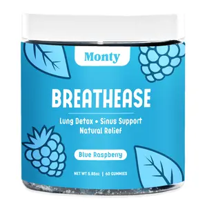 BreathEase | Natural Lung Detox & Sinus Relief | Mullein Leaf, Quercetin, Boswellia | Supports Respiratory Health, Allergy, and Mucus Relief