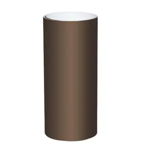 212 MAIN Spectra Gutter Systems RTC24PVCB160 24x50 in. Pre-Painted PVC Trim Coil with Polyester Coating, Musket Brown, Low Maintenance Exterior Decorative Accent for Sailing Water Sports