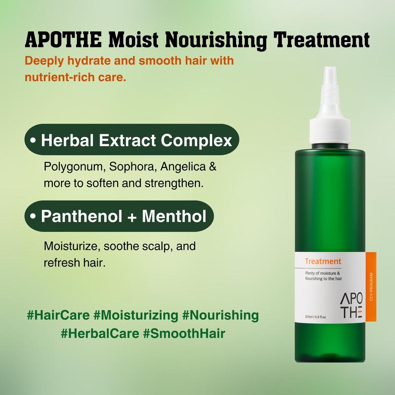 APOTHE Complete Hair Care 4-Step Routine Kit | Herbal Root & Coconut Cleanser | Scalp Detox, Sebum Balance & Residue-Free Shine