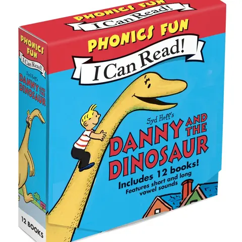 Danny and the Dinosaur 12-Book Phonics Fun (I Can Read Phonics: Volume Number 7) by Syd Hoff||Syd Hoff [Paperback Book]
