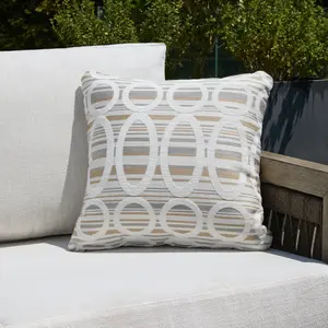 SEEHILL Water-resistant Outdoor Throw Pillow Set of 2, Fade-resistant, Stain-resistant for Indoors and Outdoors with  Extra-thick Padding, Build  For Last
