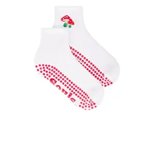 Souls. Shrooms Grip Socks in White