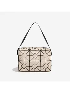 New Summer Autumn Trendy Unique Design Geometric Rhombus Cupid Small Square Bag, Versatile Single Shoulder Crossbody Underarm Bag