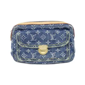 Pre-owned Louis Vuitton Denim Shoulder Bags Monogram bumbag