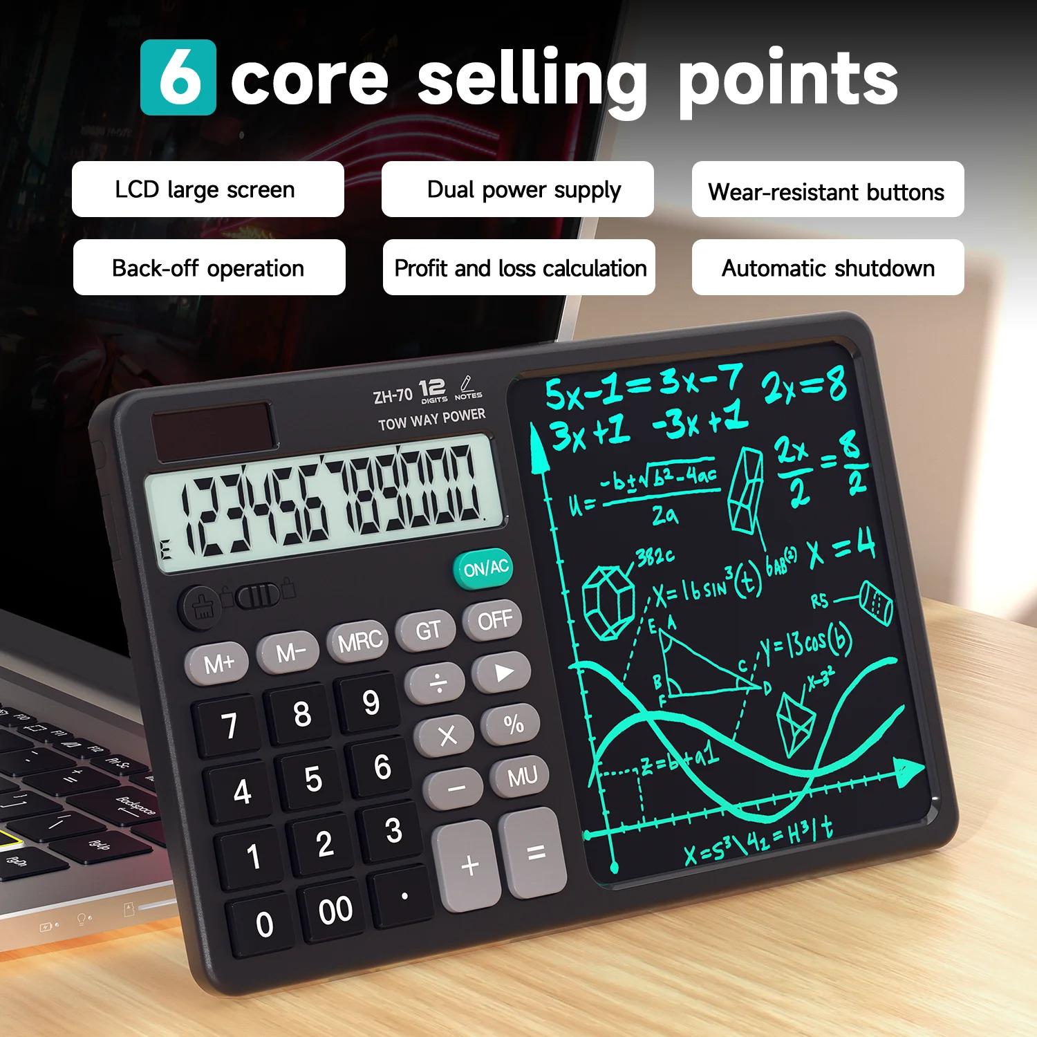 HS Cute School Stationary Calculator Chinese Custom With Logo and Colors Calculatrice Scientific Calculators Solar Powered