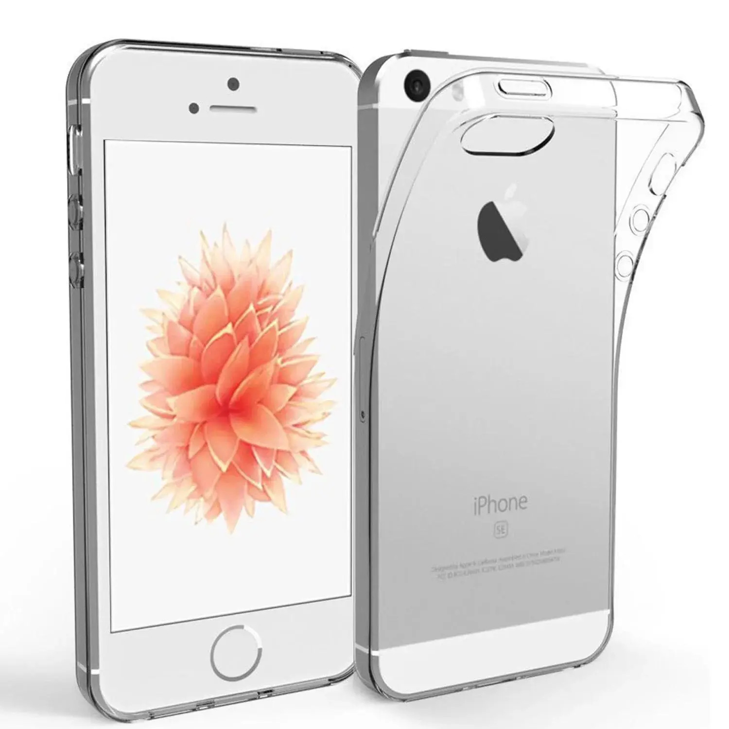 Clear Silicone Soft TPU Cover For iPhone 5S SE 2016 SE 2020 SE 2022 iPhone 6 7 iPhone 8 Transparent Coque Cases