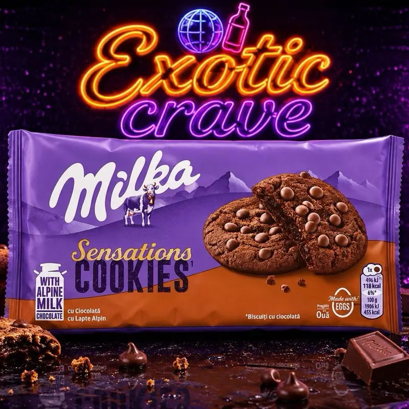 Milka Choco Sensations Cookies with Alpine Milk Chocolate 5.5 oz (156g)