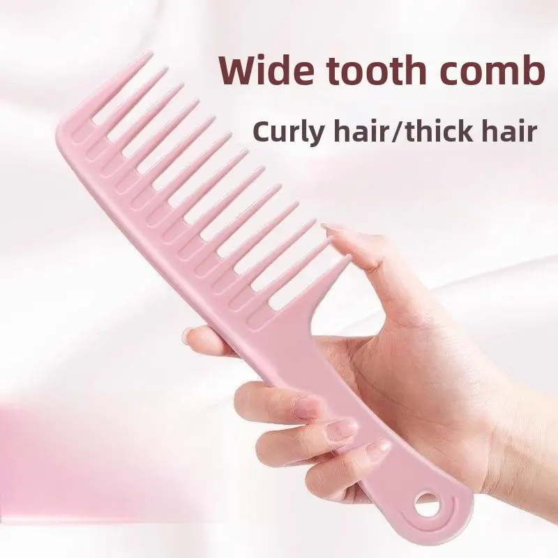Wide Tooth Comb - Wide Toothed Detangling Long Wet Curly Hair Combs Curl Perm Brush