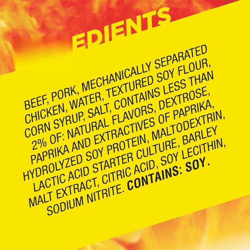 Slim Jim Smoked Meat Sticks, Original Flavor, 6g Protein Per Serving, Snack Size, Stocking Stuffer, 0.28 oz. (26 Count)