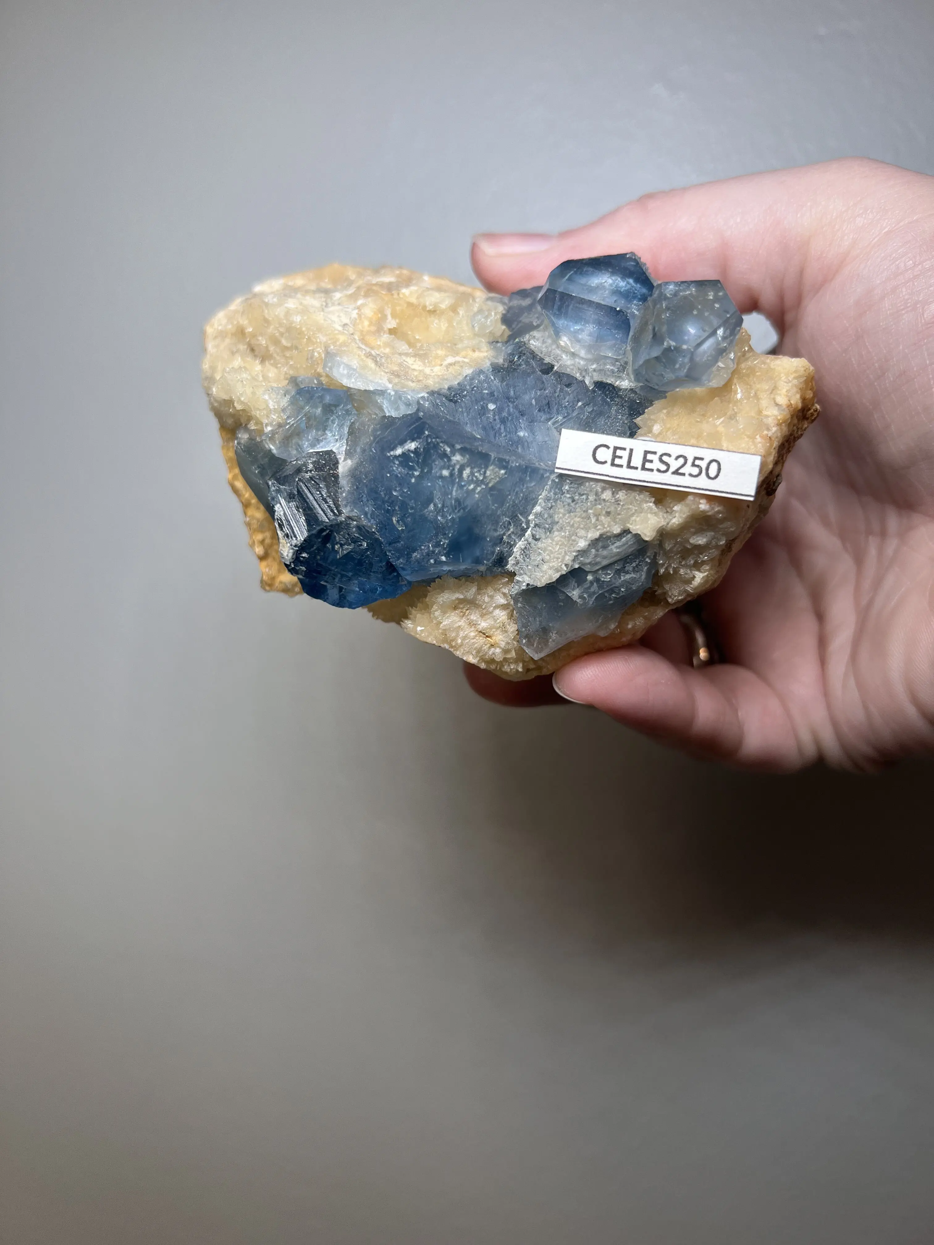Afghani Celestite Clusters - Highest mineral content in the World!