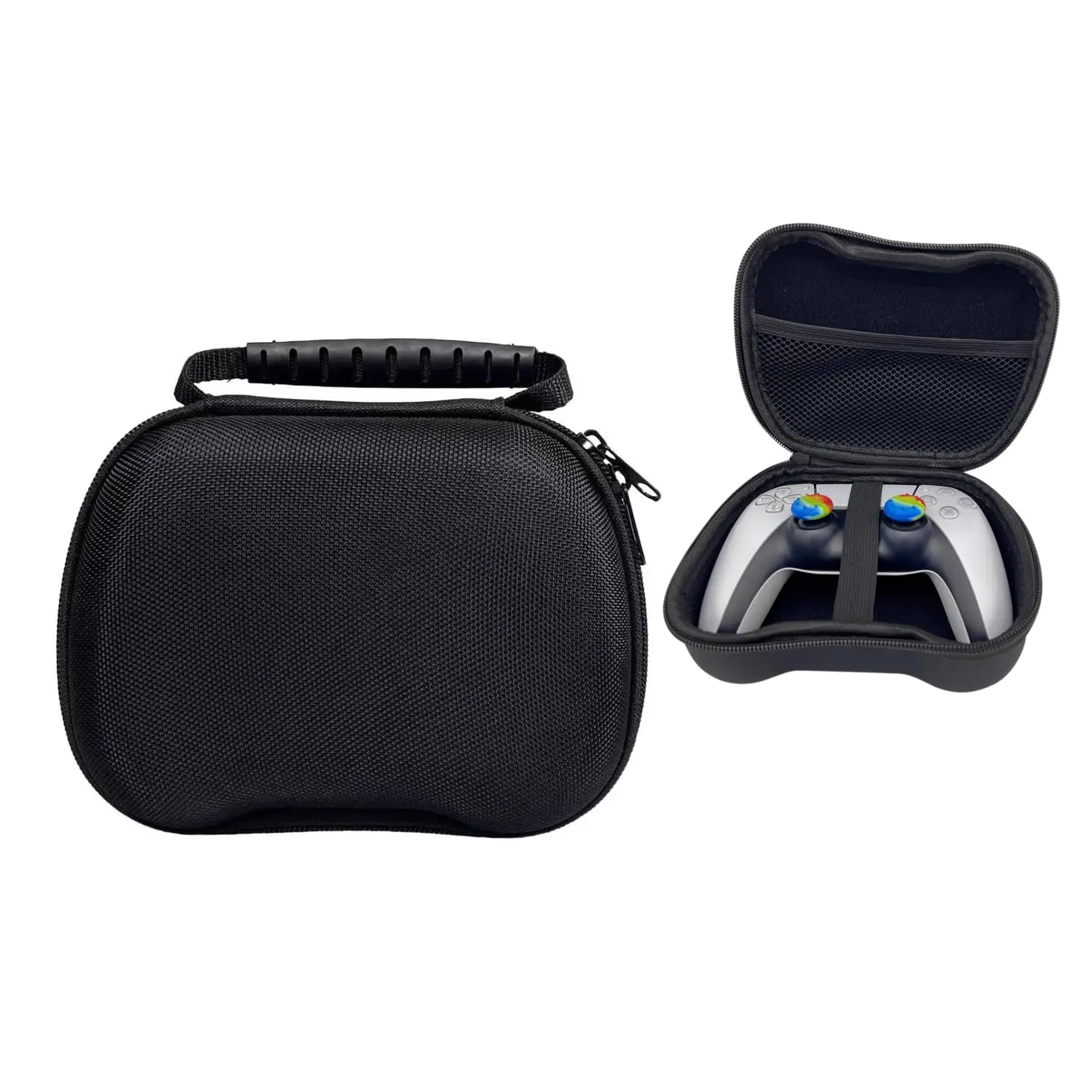 Compact EVA Game Controller Protection Shell - KC Home Organizer Storage Bin with Cover, Gaming Travel Holder Compatible with Xbox 1, Xbox Series X/S, PS4, PS5, Switch Controllers