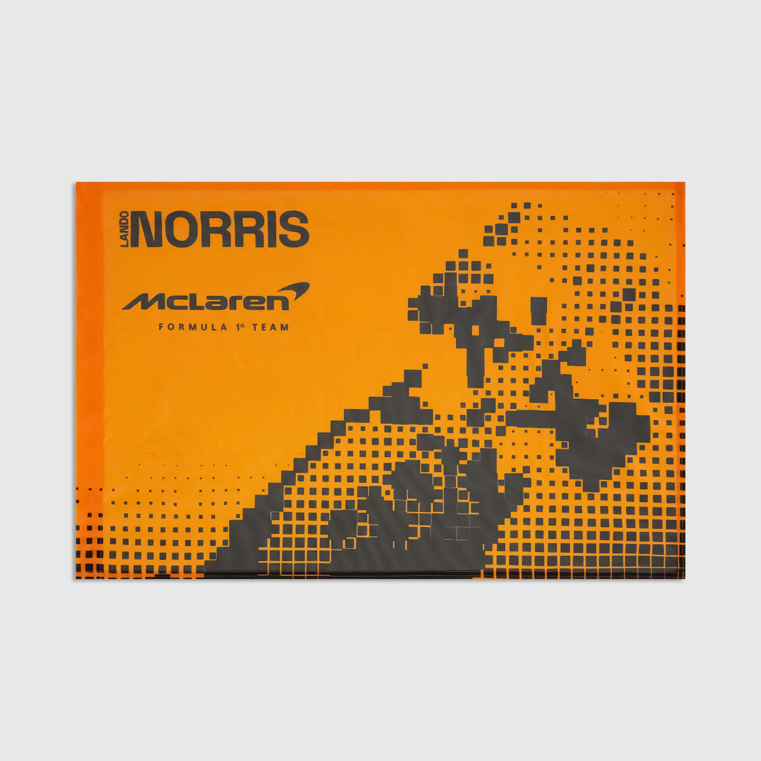 McLaren F1 Lando Norris Flag - Papaya/Black