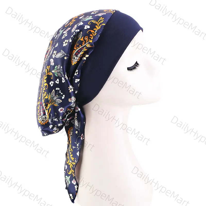 Navy blue floral