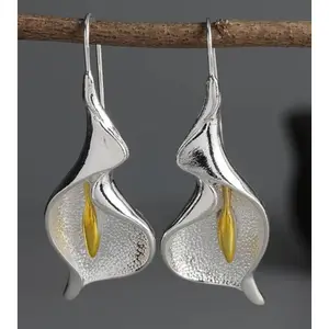 Blooming flower earring 2 pairs