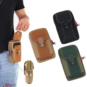 Sport Waist Phone Pouch, Waist Pack, Multi-Purpose Belt Bag, Ideal for Outdoor Hiking, Daily Use, Sports Travel