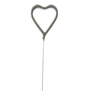 Heart Shaped Wedding Sparklers | 36 Count