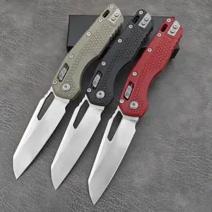 Ram-Lok MSl-1 Pocket Outdoor Knife,Practical Camping Folding Knife, Nylon Fiber Handle, 440C Tanto Blade, Ideal Gift for Outdoor Enthusiasts, Birthday Gifts