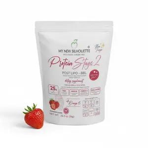 My New Silhouette Protein Stage 2 Post Lipo BBL Whey Protein Powder 25g Collagen Iron Omega 3 for Fast Healing and Inflammation Reduction