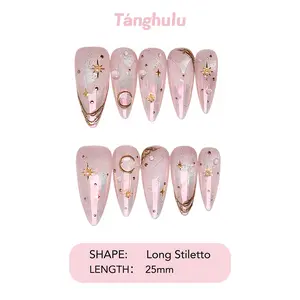 Tanghulu Nails 9/01/2025 NEW No.01-39 Acrylic Handmade Nails/ Long-lasting/ Premium press-on nails/ Reusable Luxury